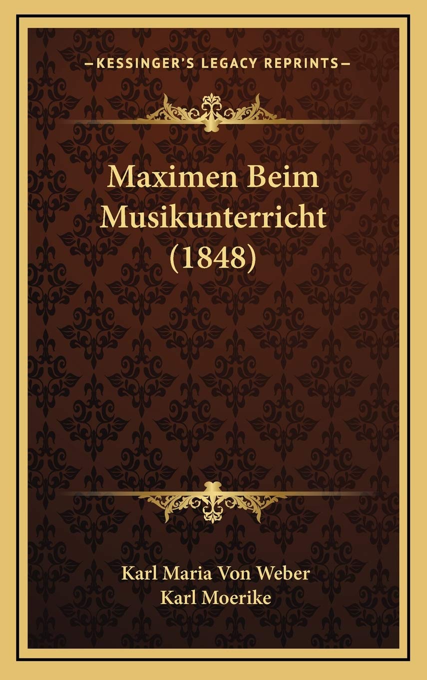 Maximen Beim Musikunterricht (1848) International