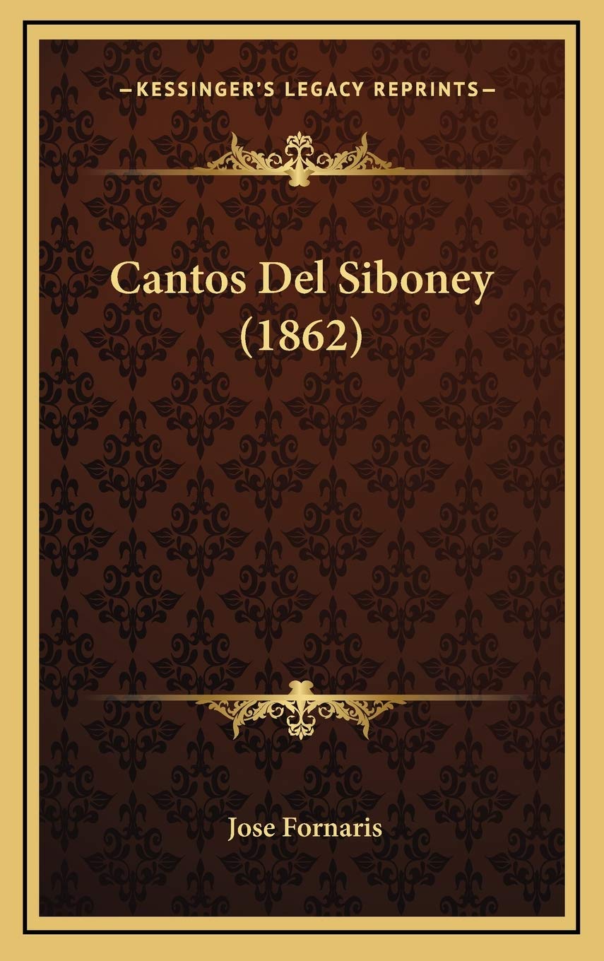 Cantos Del Siboney (1862) Contemporary literature