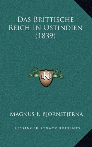 Das Brittische Reich in Ostindien (1839) Contemporary literature
