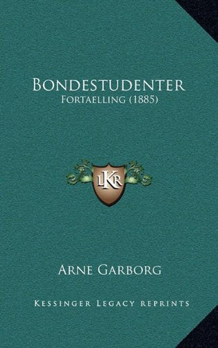 Product Image: Bondestudenter: Fortaelling (1885)