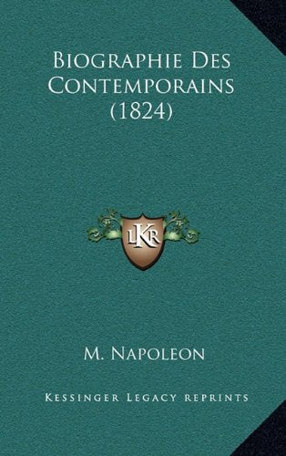 Biographie Des Contemporains (1824) Contemporary literature