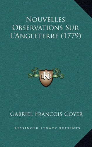 Nouvelles Observations Sur L'Angleterre (1779) Contemporary literature