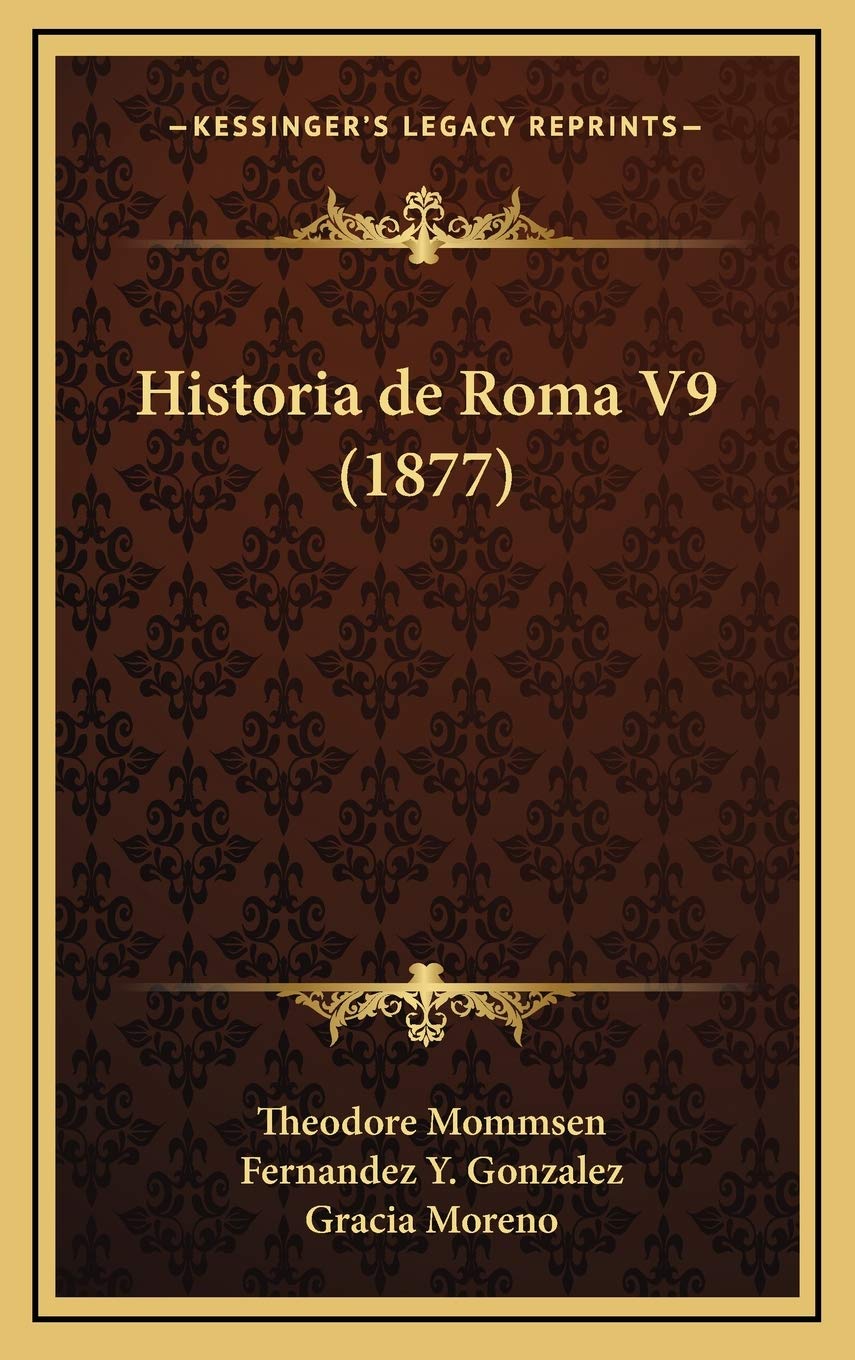 Historia de Roma V9 (1877) Contemporary literature