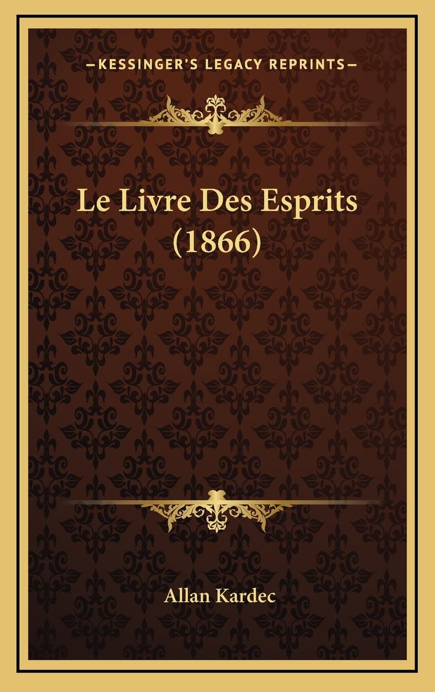 Le Livre Des Esprits (1866) book