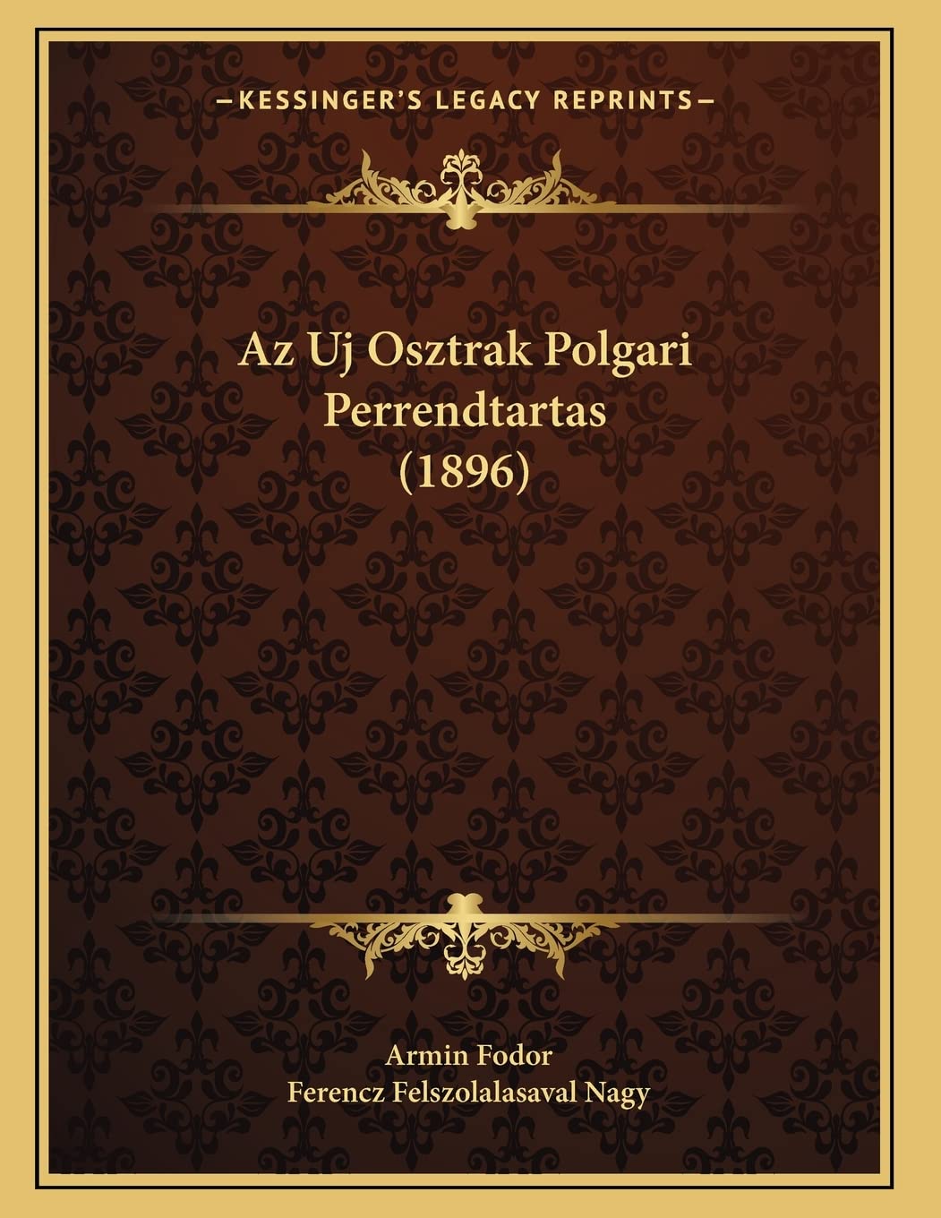 Az Uj Osztrak Polgari Perrendtartas (1896) Contemporary literature