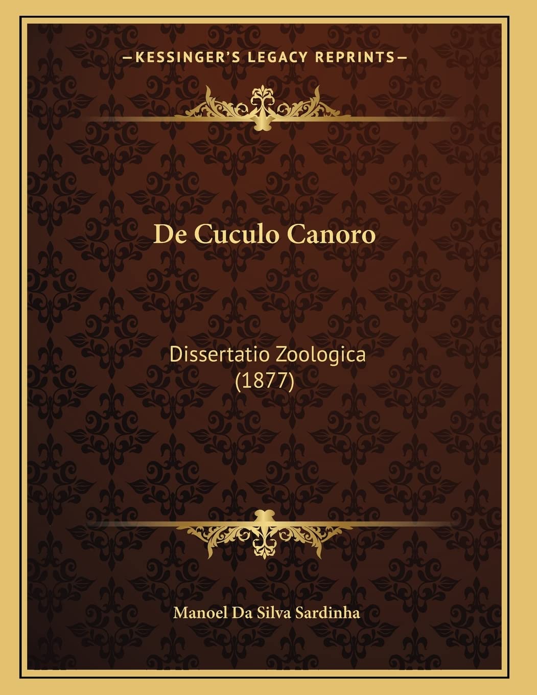 De Cuculo Canoro: Dissertatio Zoologica (1877) Contemporary literature