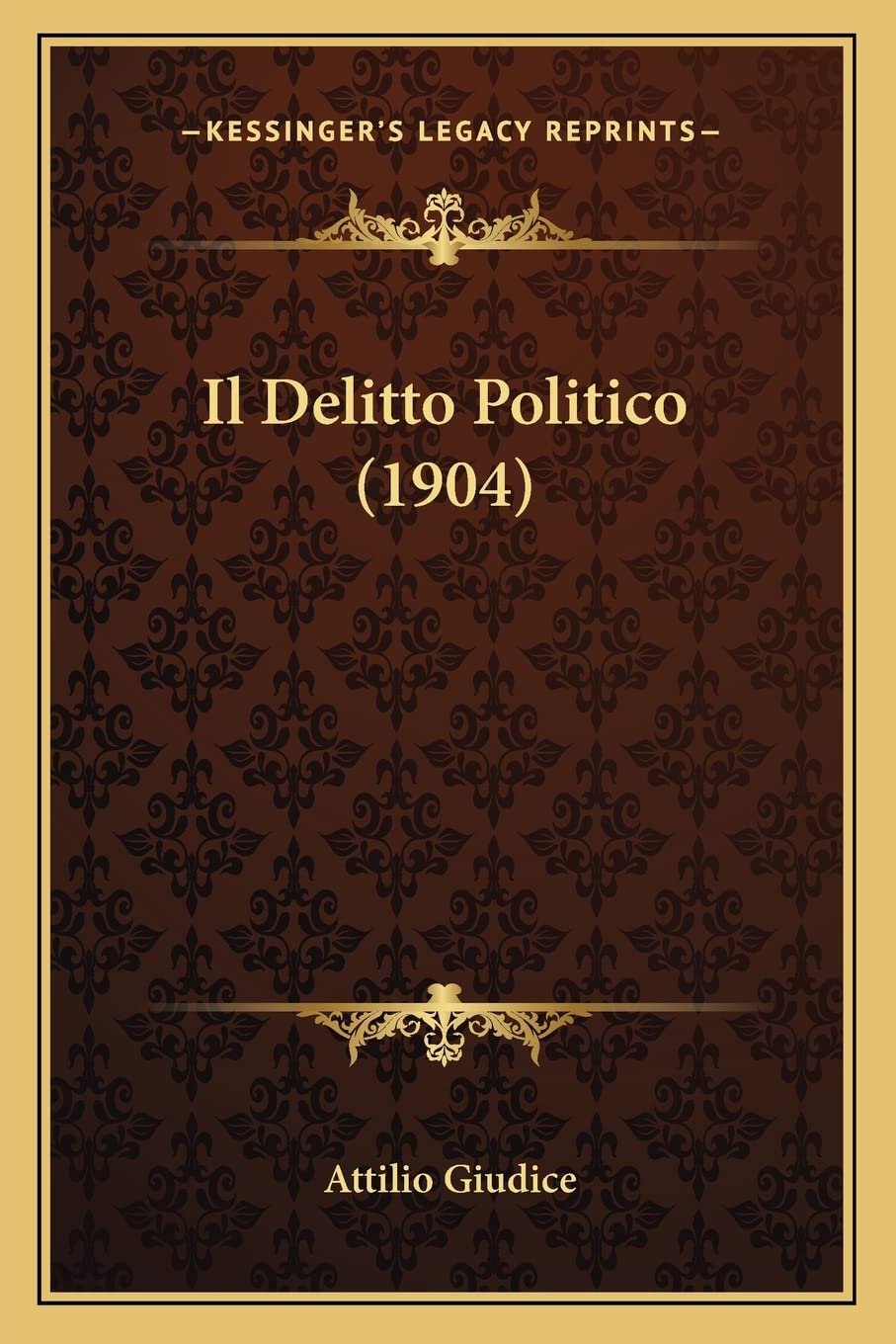 Il Delitto Politico (1904) Contemporary literature