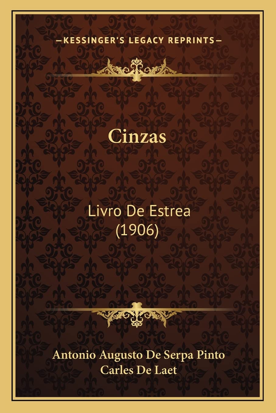 Cinzas: Livro De Estrea (1906) Contemporary literature