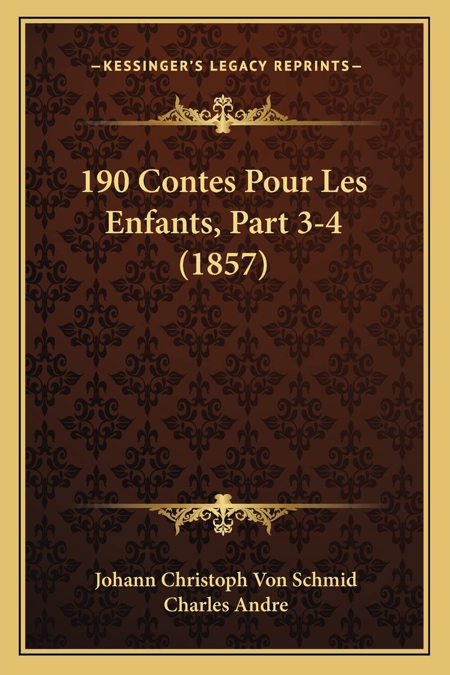 190 Contes Pour Les Enfants, Part 3-4 (1857) book