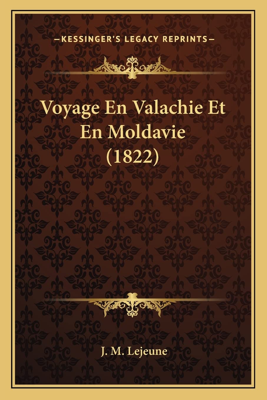 Voyage En Valachie Et En Moldavie (1822) book