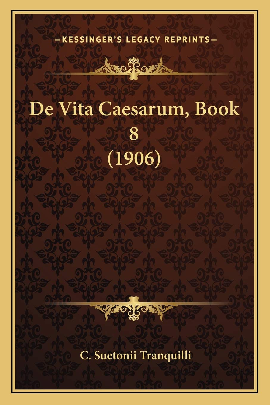 Product Image: De Vita Caesarum, Book 8 (1906)