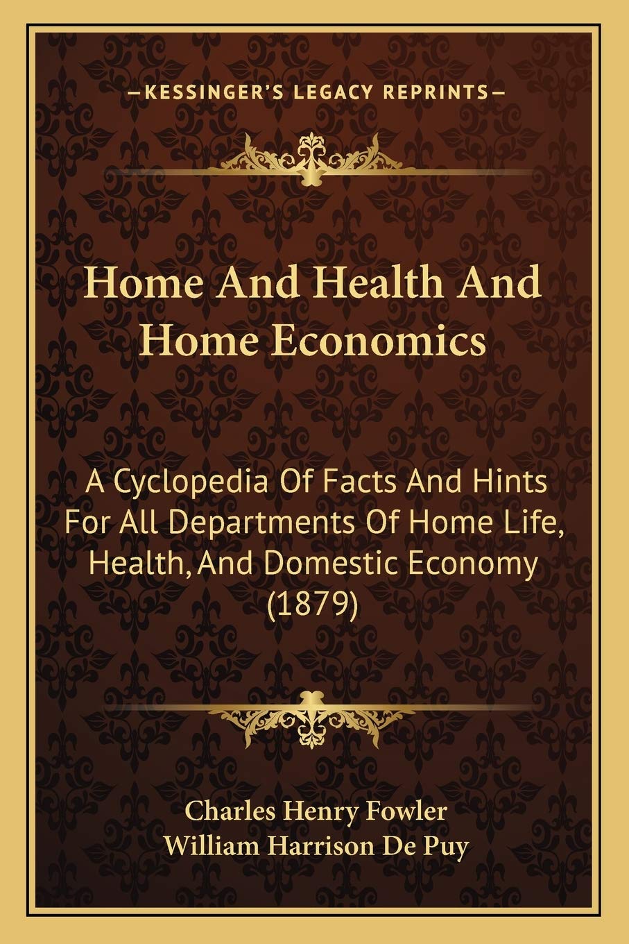 Home And Health And Home Economics: A Cyclopedia Of Facts And Hints For All Departments Of Home Life, Health, And Domestic Economy (1879) Contemporary literature Books