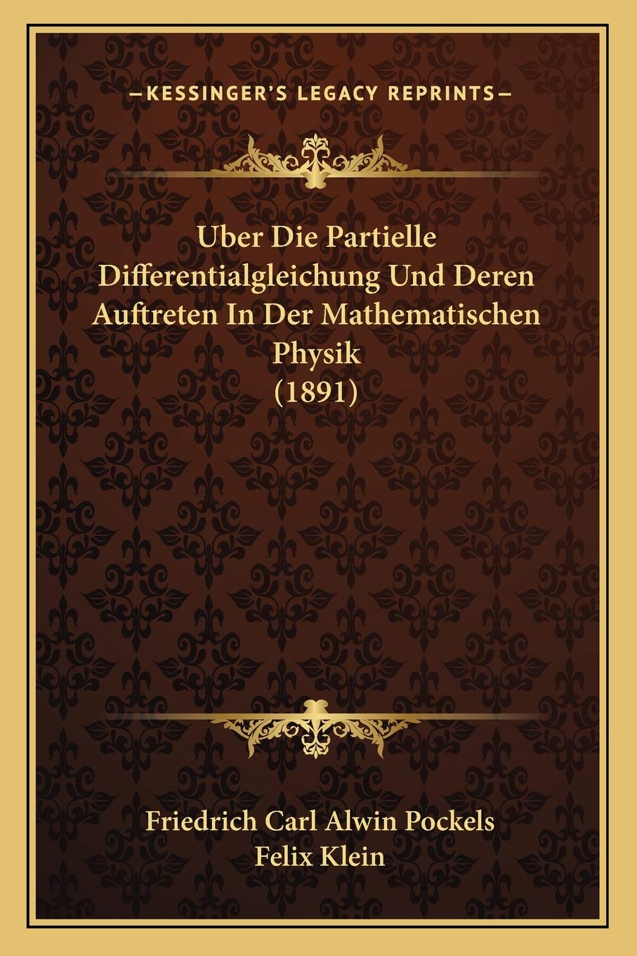 Uber Die Partielle Differentialgleichung Und Deren Auftreten In Der Mathematischen Physik (1891) International