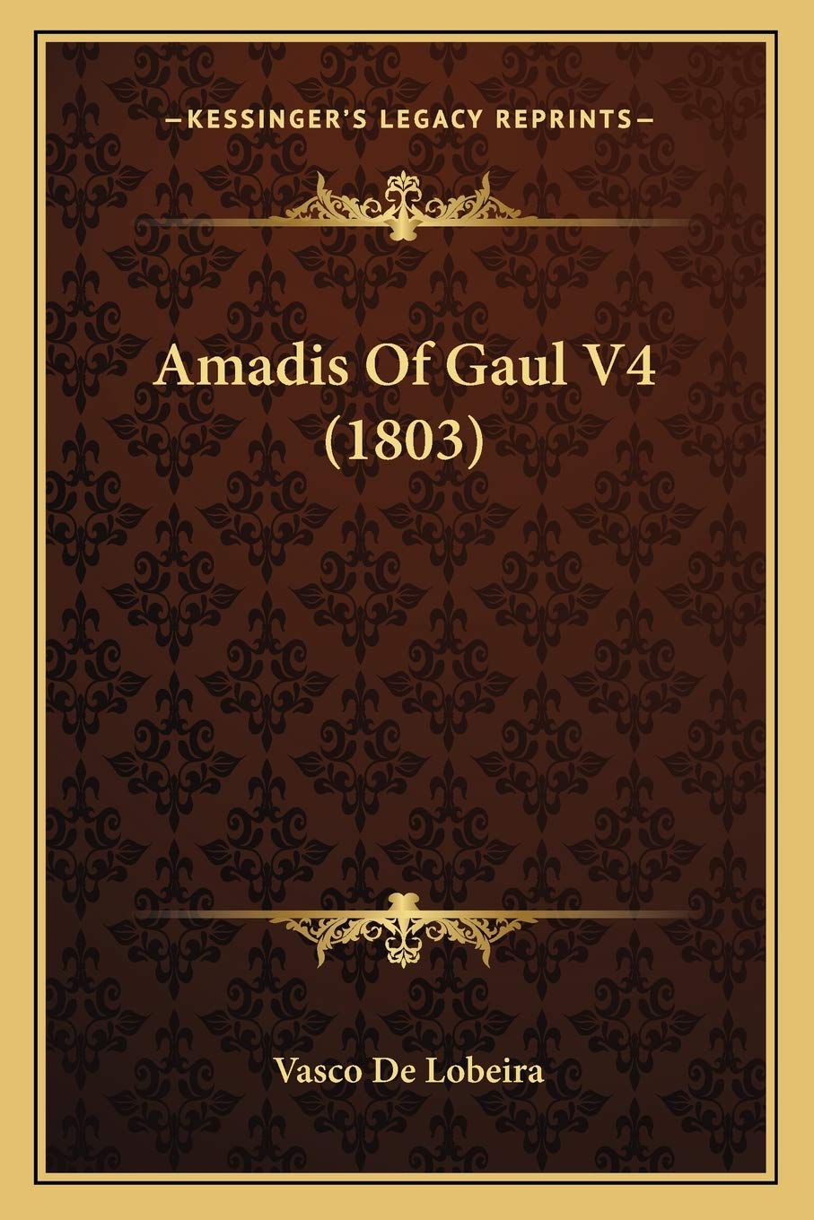Amadis Of Gaul V4 (1803) Contemporary literature