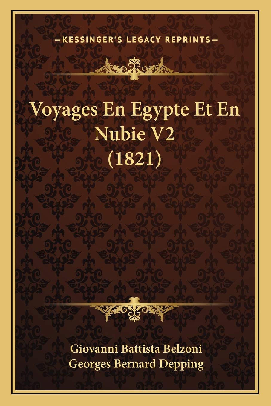 Voyages En Egypte Et En Nubie V2 (1821) International