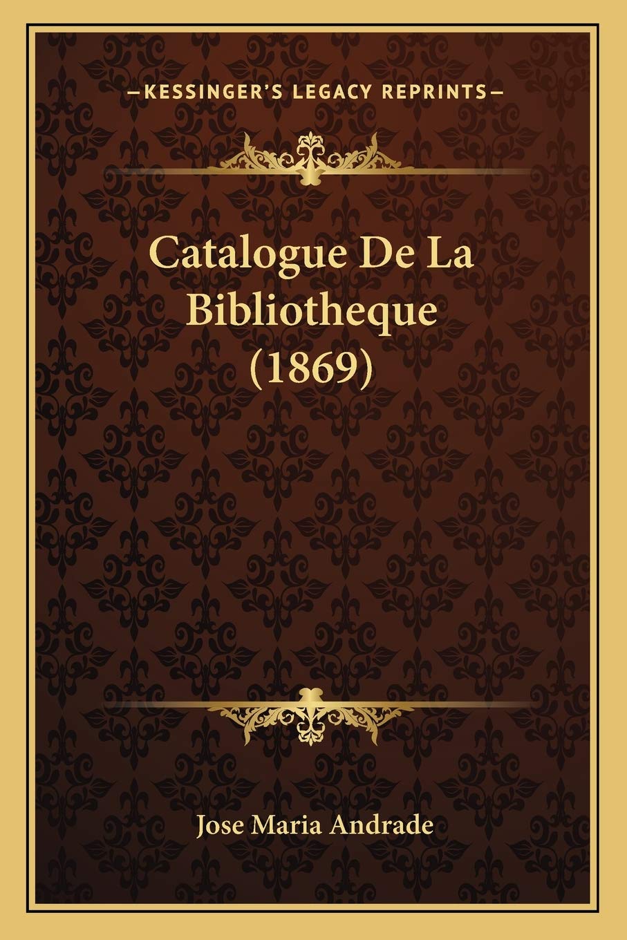 Catalogue De La Bibliotheque (1869) book