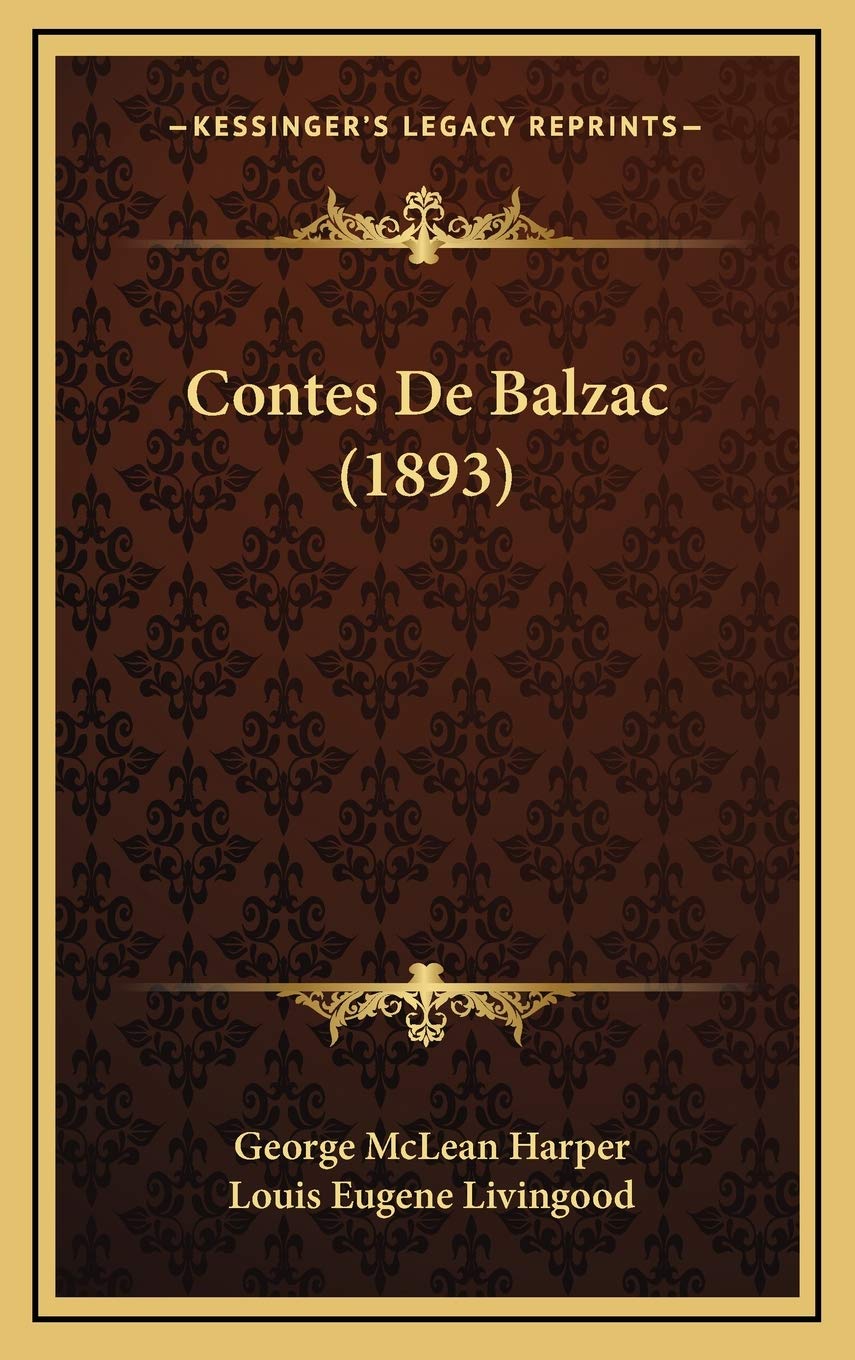 Product Image: Contes De Balzac (1893)