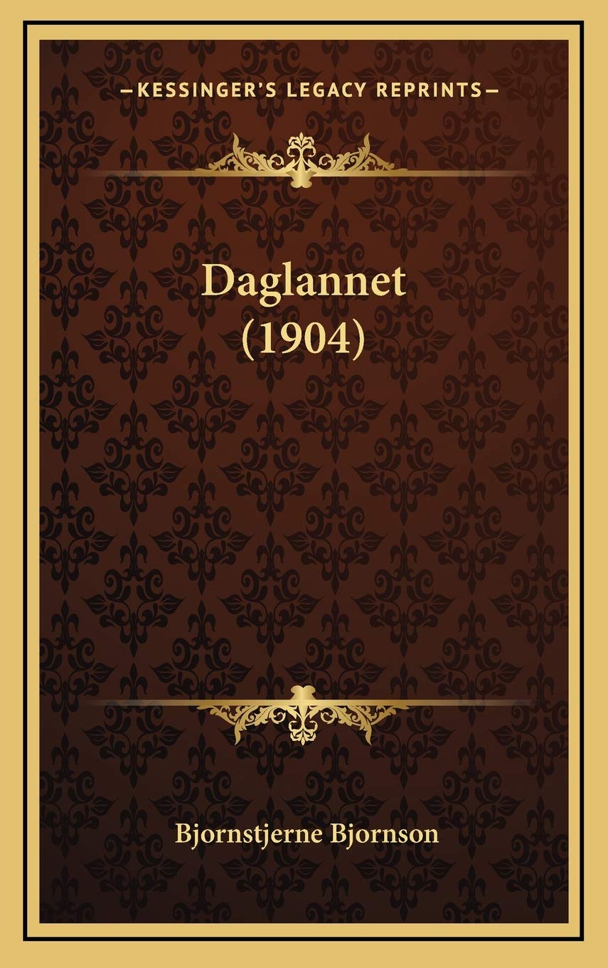 Daglannet (1904) Contemporary literature