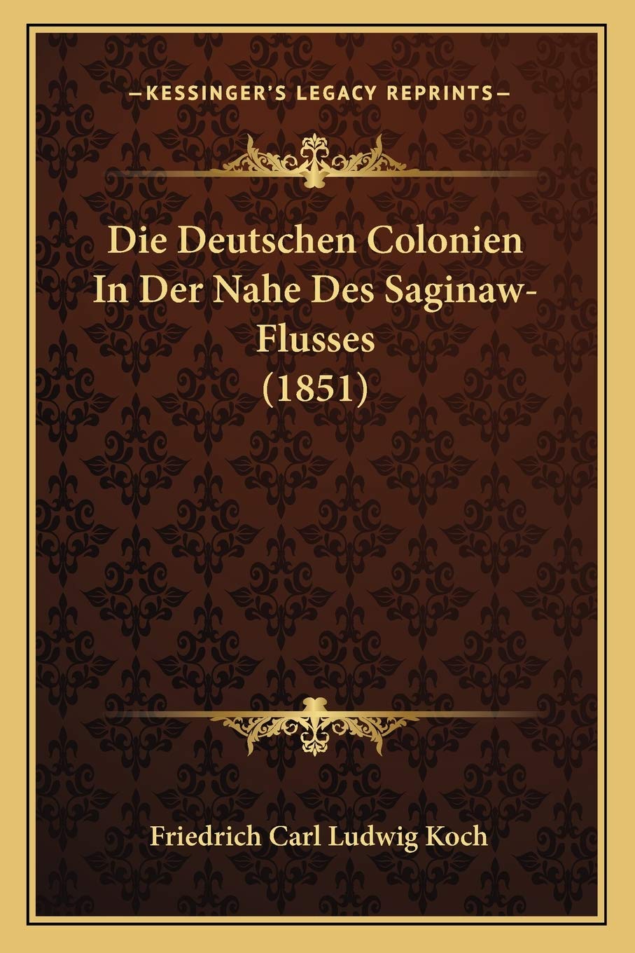 Die Deutschen Colonien In Der Nahe Des Saginaw-Flusses (1851) International