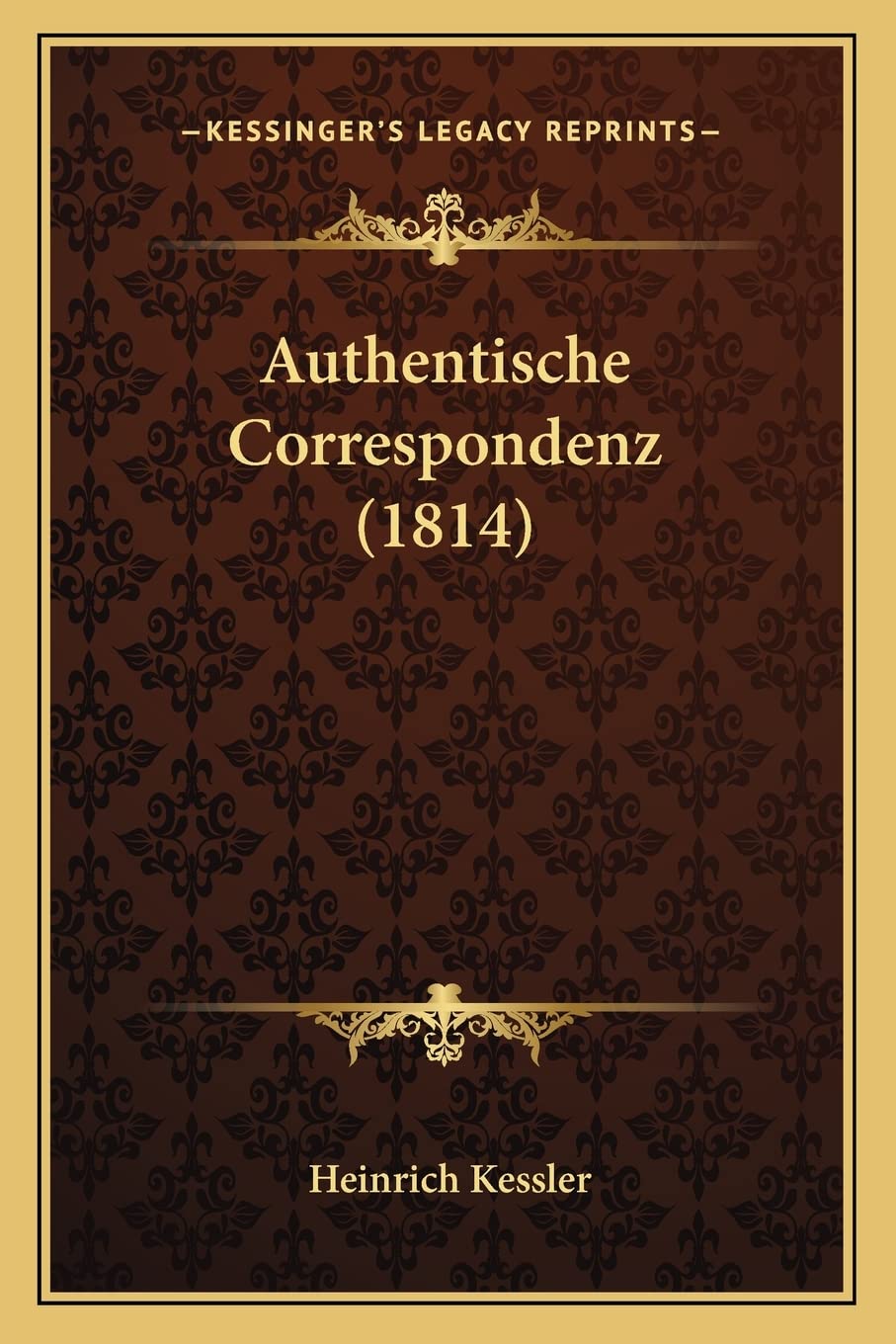 Authentische Correspondenz (1814) Contemporary literature