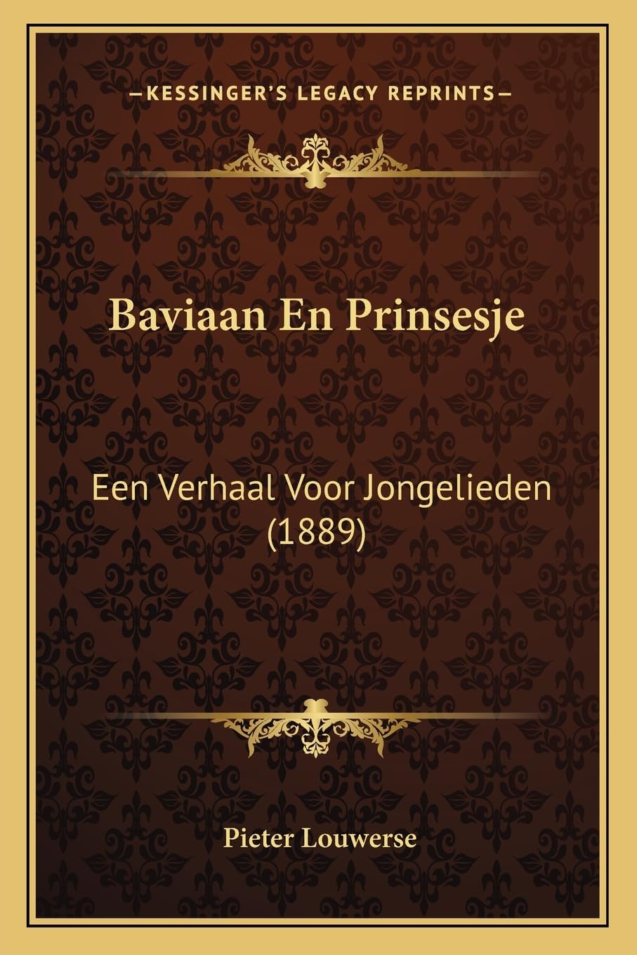 Baviaan En Prinsesje: Een Verhaal Voor Jongelieden (1889) Contemporary literature