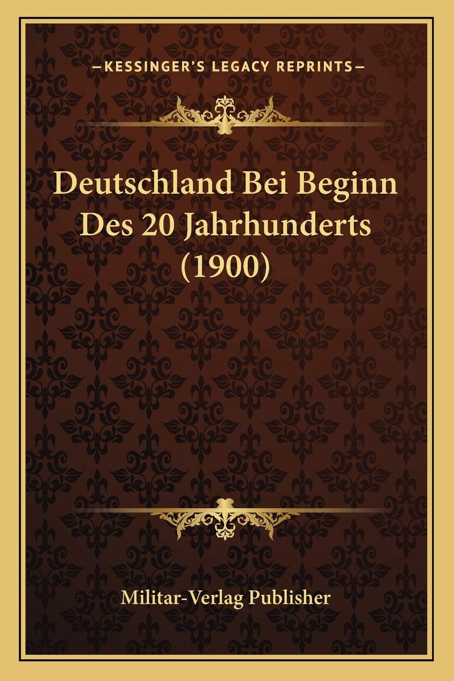 Deutschland Bei Beginn Des 20 Jahrhunderts (1900) International