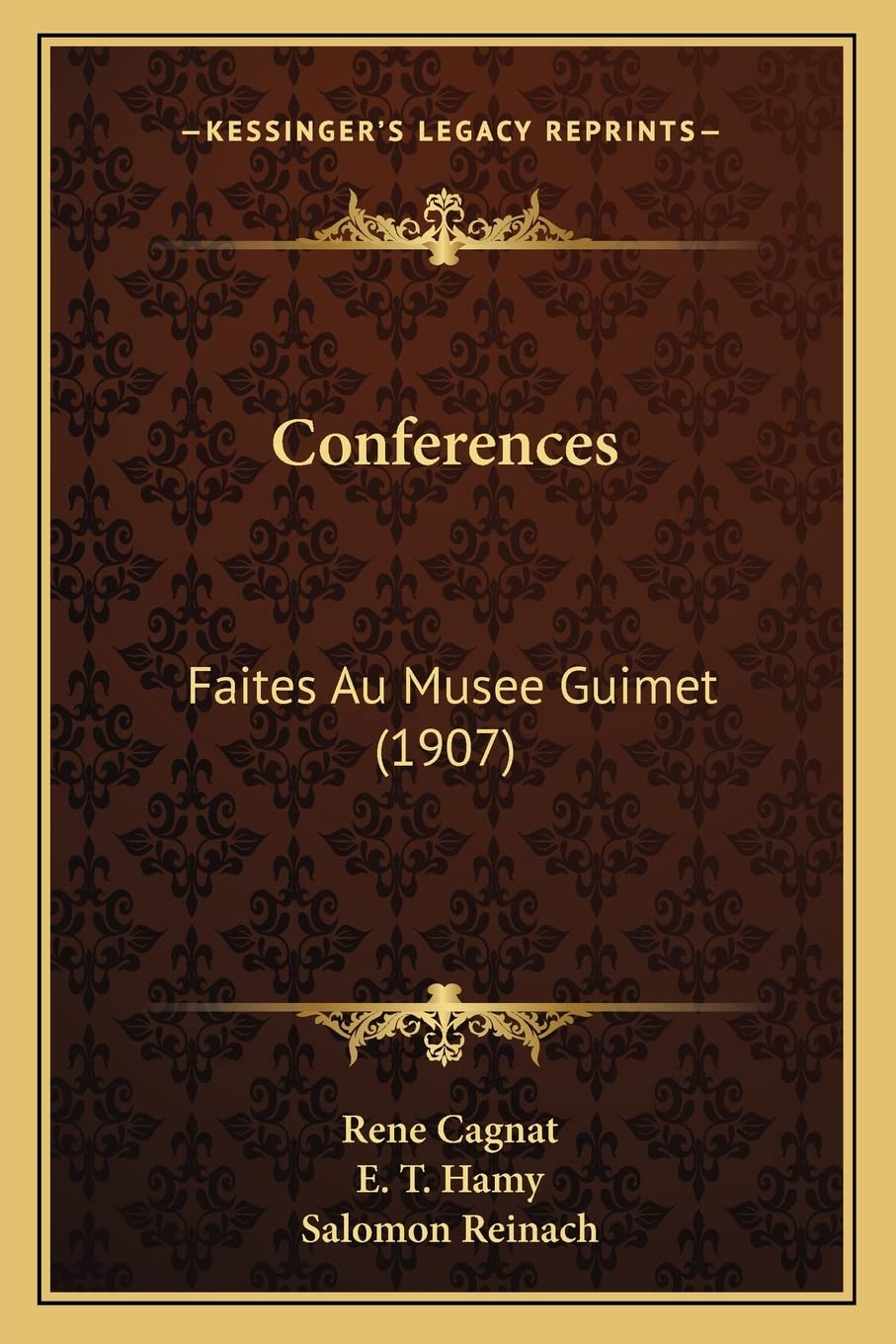 Product Image: Conferences: Faites Au Musee Guimet (1907)