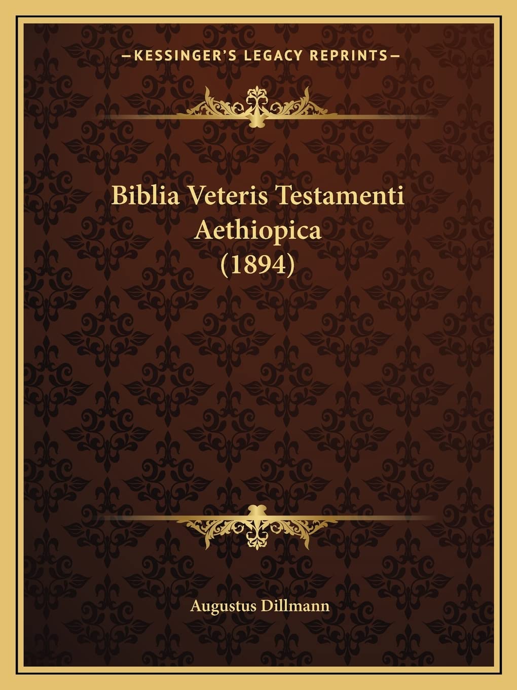 Biblia Veteris Testamenti Aethiopica (1894) Social Sciences