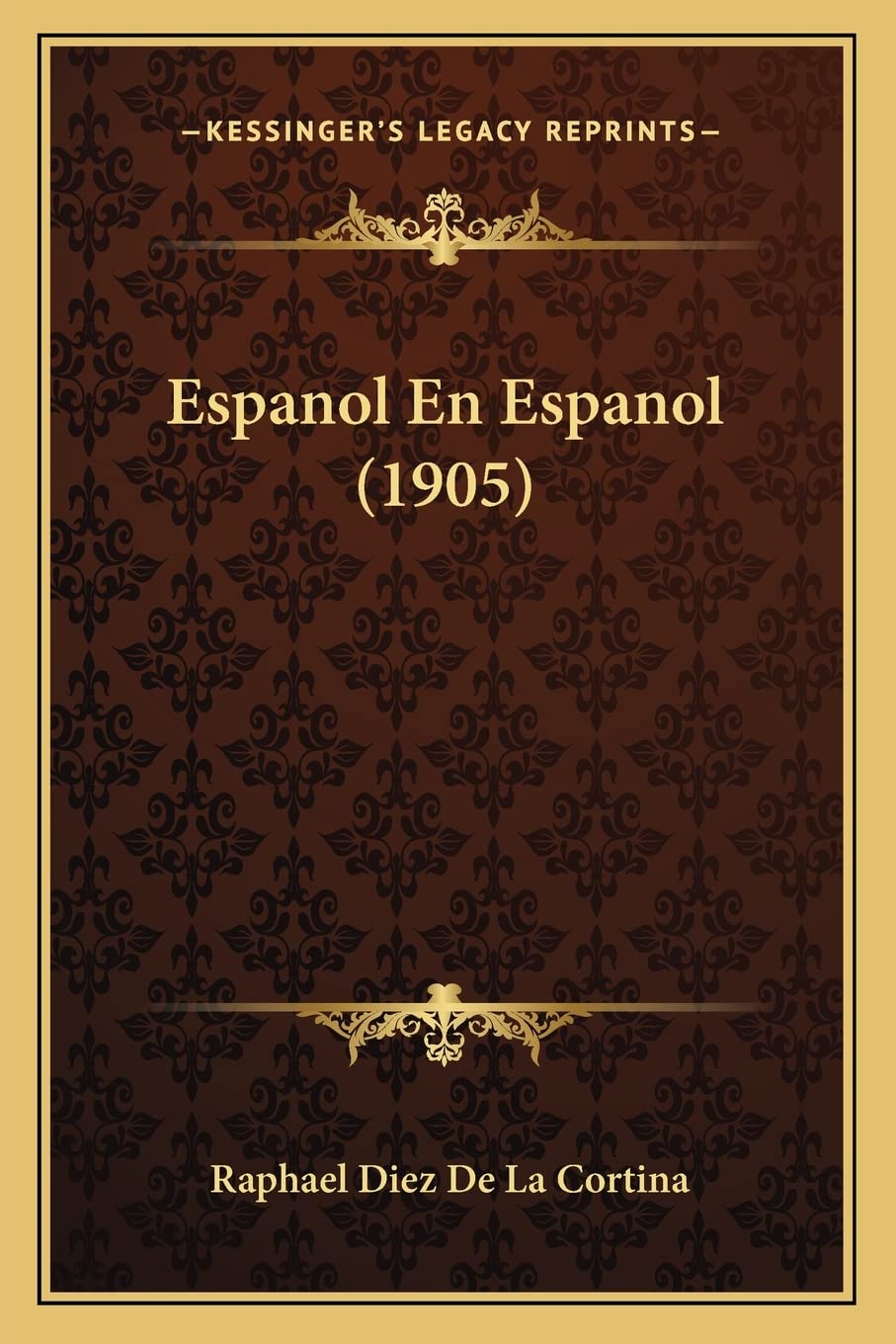 Espanol En Espanol (1905) Social Sciences