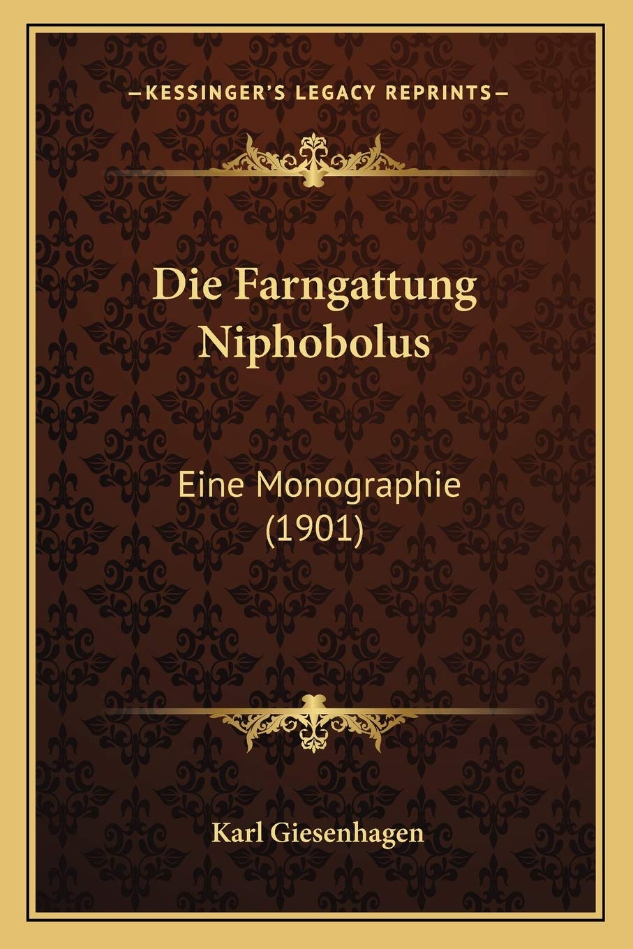 Die Farngattung Niphobolus: Eine Monographie (1901) International