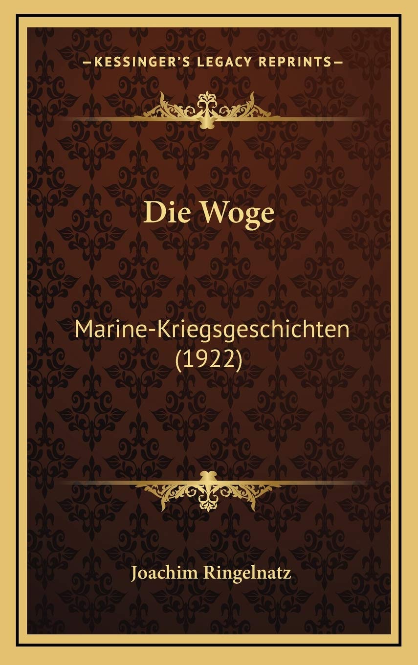 Die Woge: Marine-Kriegsgeschichten (1922) Contemporary literature