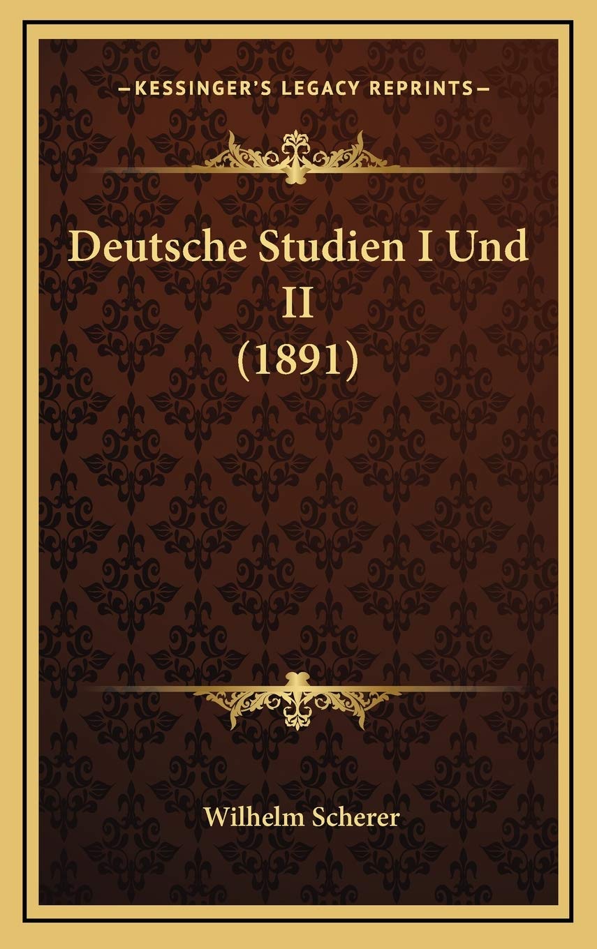 Product Image: Deutsche Studien I Und II (1891)