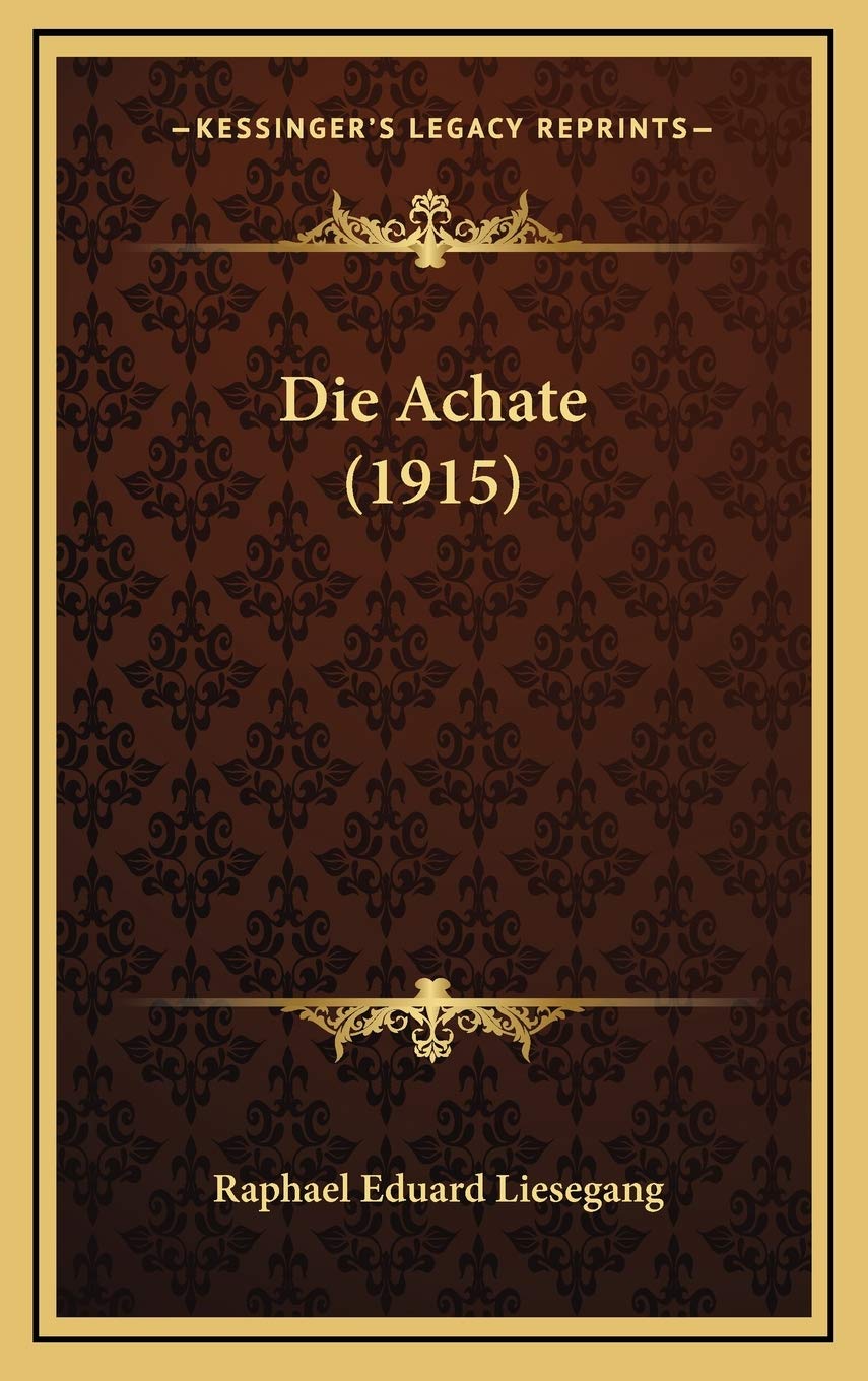 Product Image: Die Achate (1915)