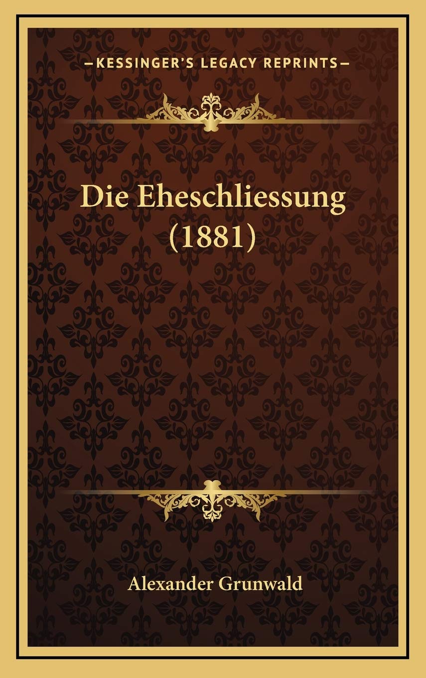 Product Image: Die Eheschliessung (1881)