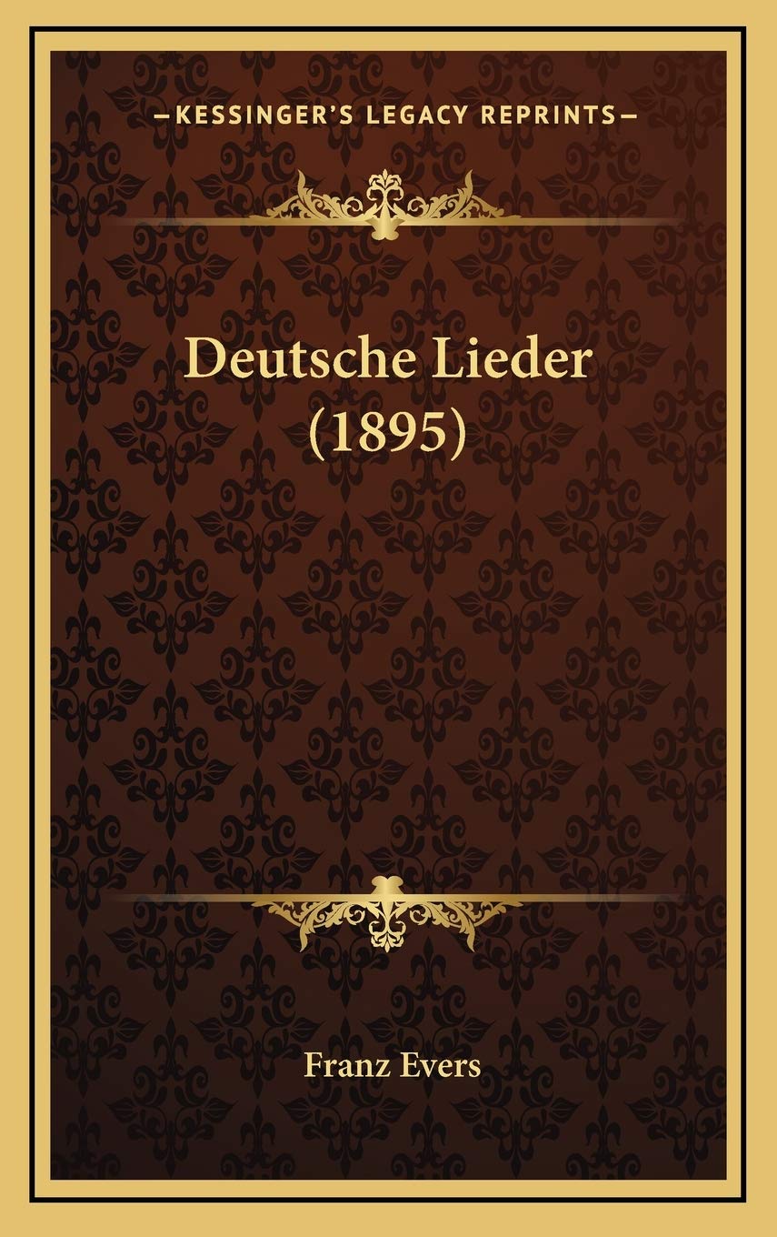 Product Image: Deutsche Lieder (1895)