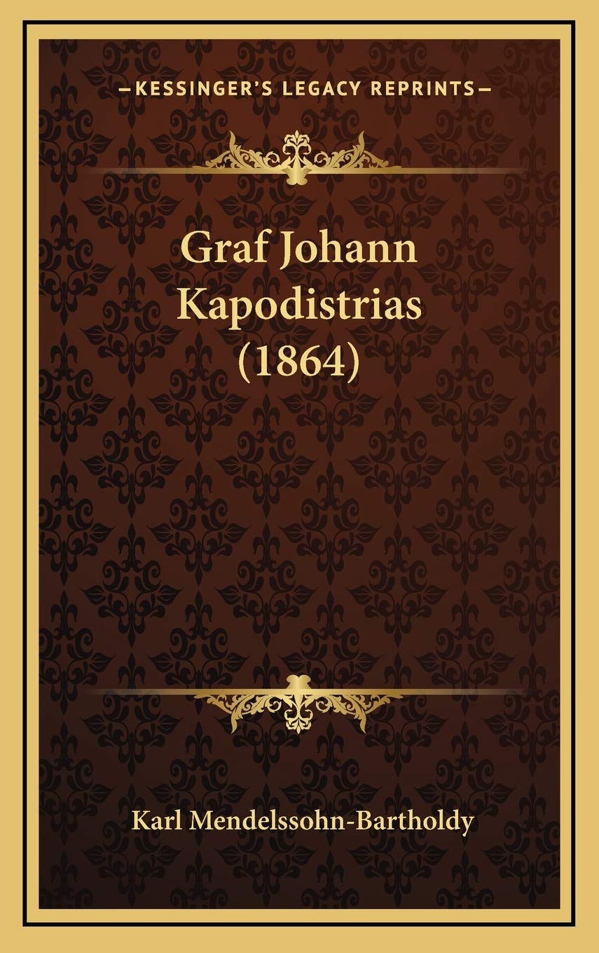 Graf Johann Kapodistrias (1864) International