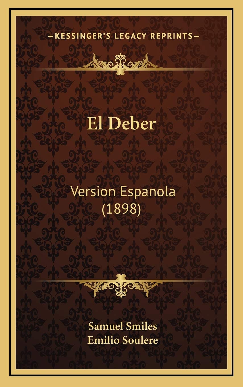 Product Image: El Deber: Version Espanola (1898)