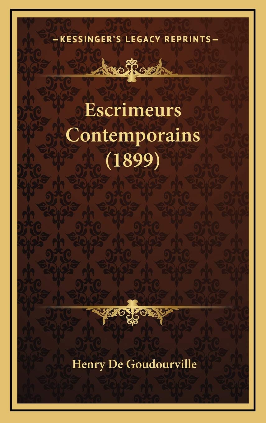 Escrimeurs Contemporains (1899) Contemporary literature