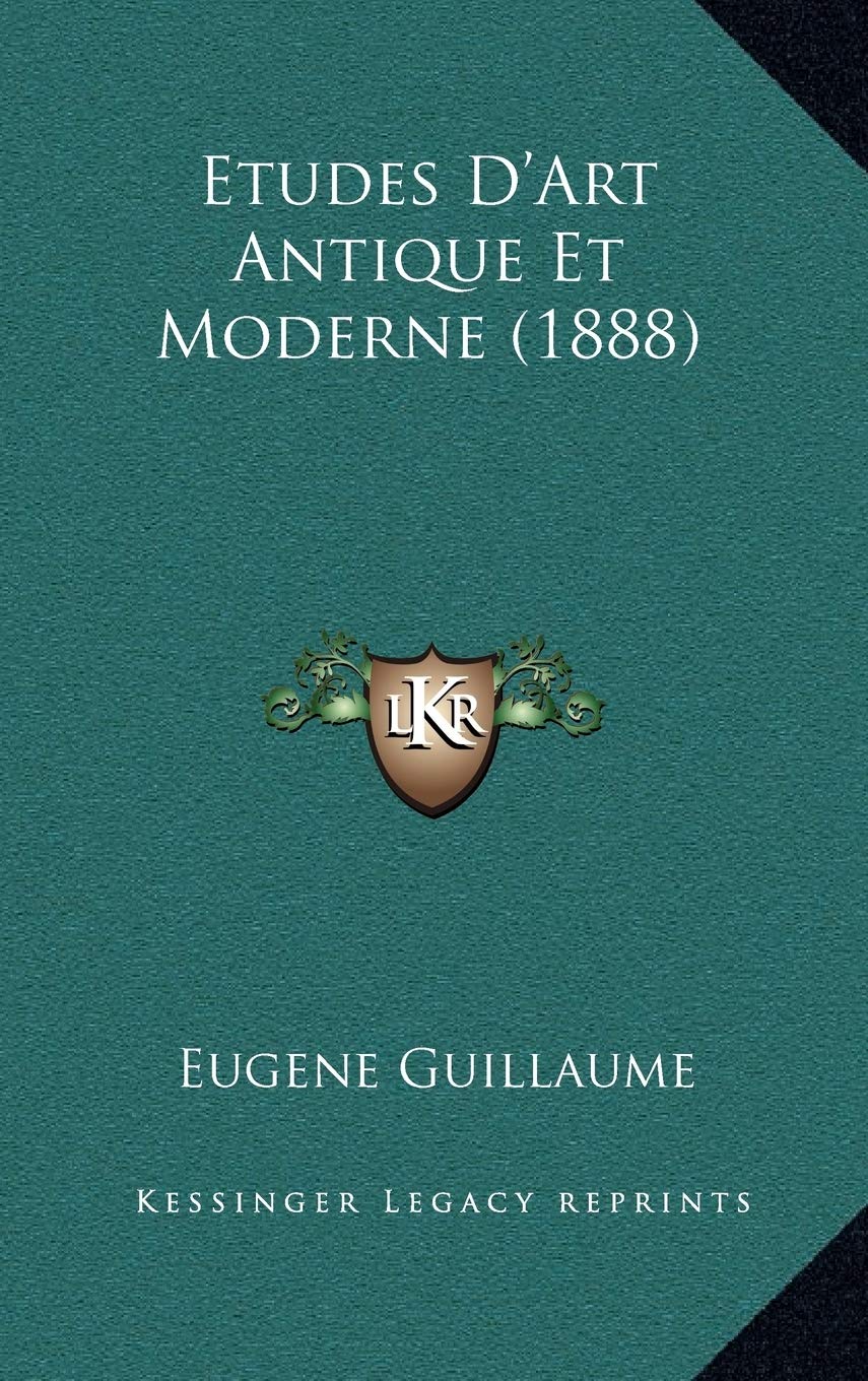 Etudes D'Art Antique Et Moderne (1888) Contemporary literature