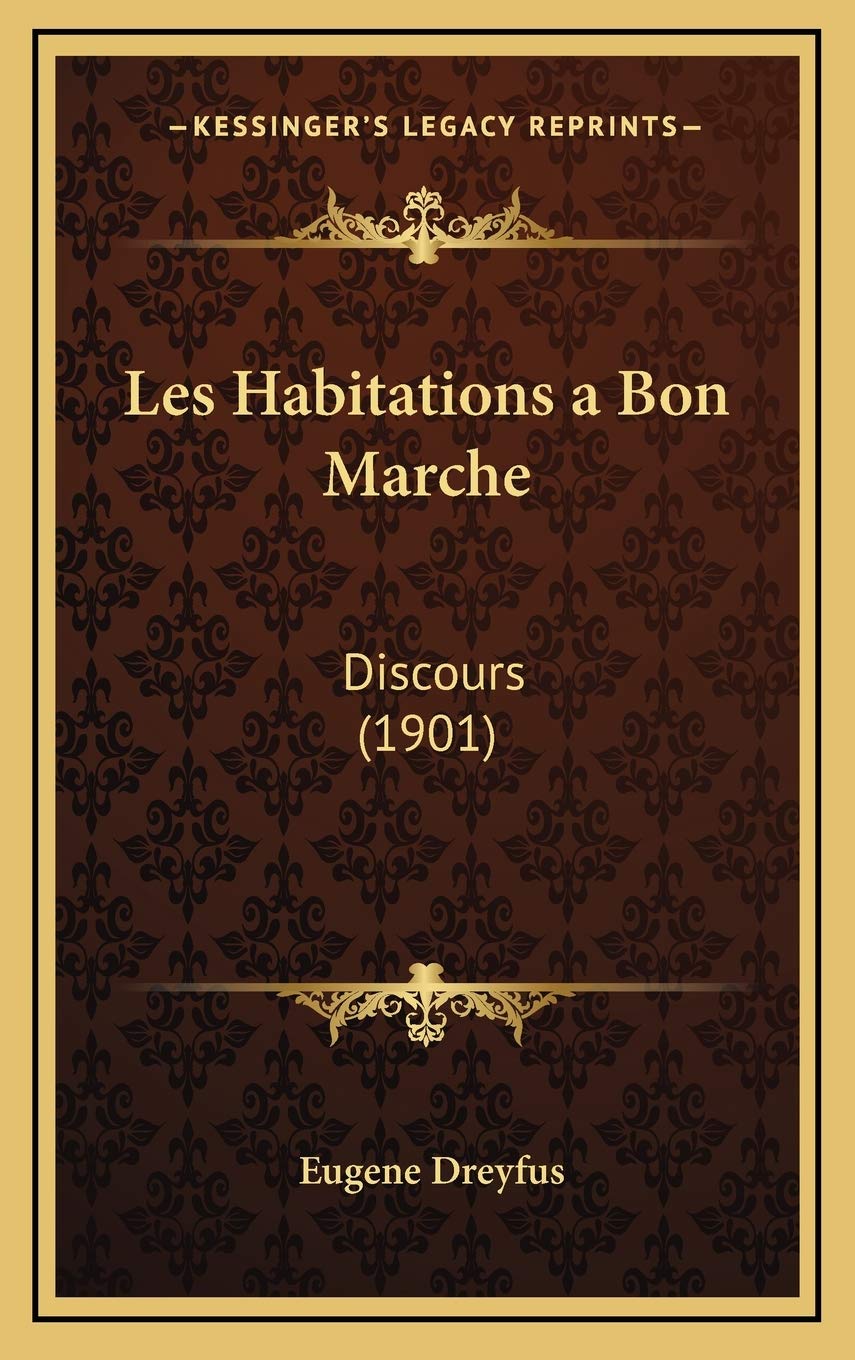 Product Image: Les Habitations a Bon Marche: Discours (1901)