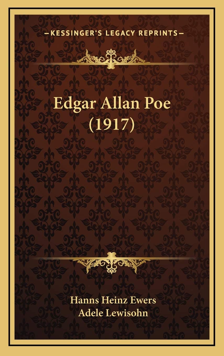 Edgar Allan Poe (1917) Contemporary literature