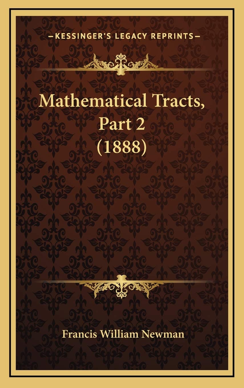 Product Image: Mathematical Tracts, Part 2 (1888)