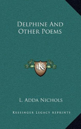 Delphine And Other Poems Contemporary literature