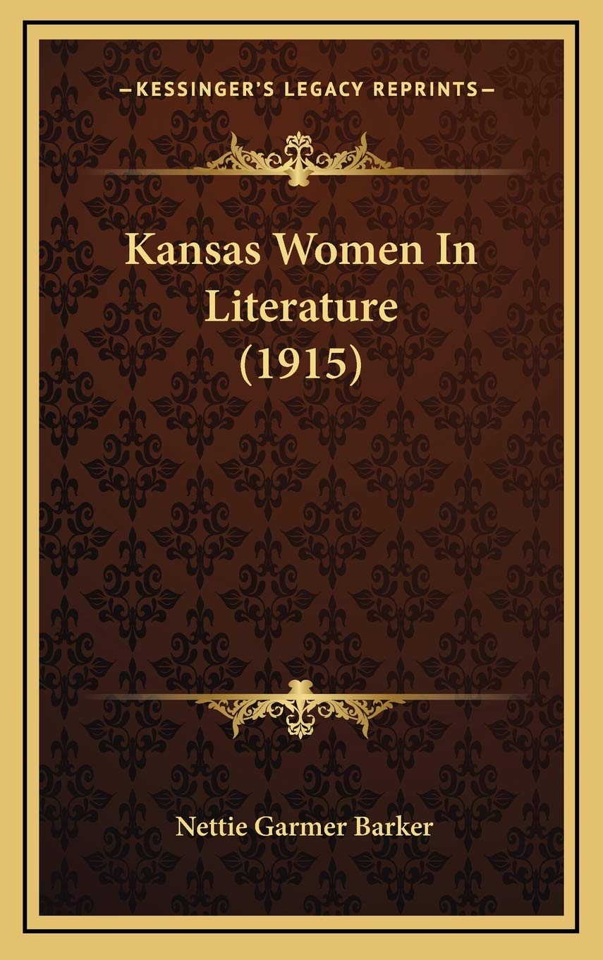 Kansas Women In Literature (1915) Contemporary literature