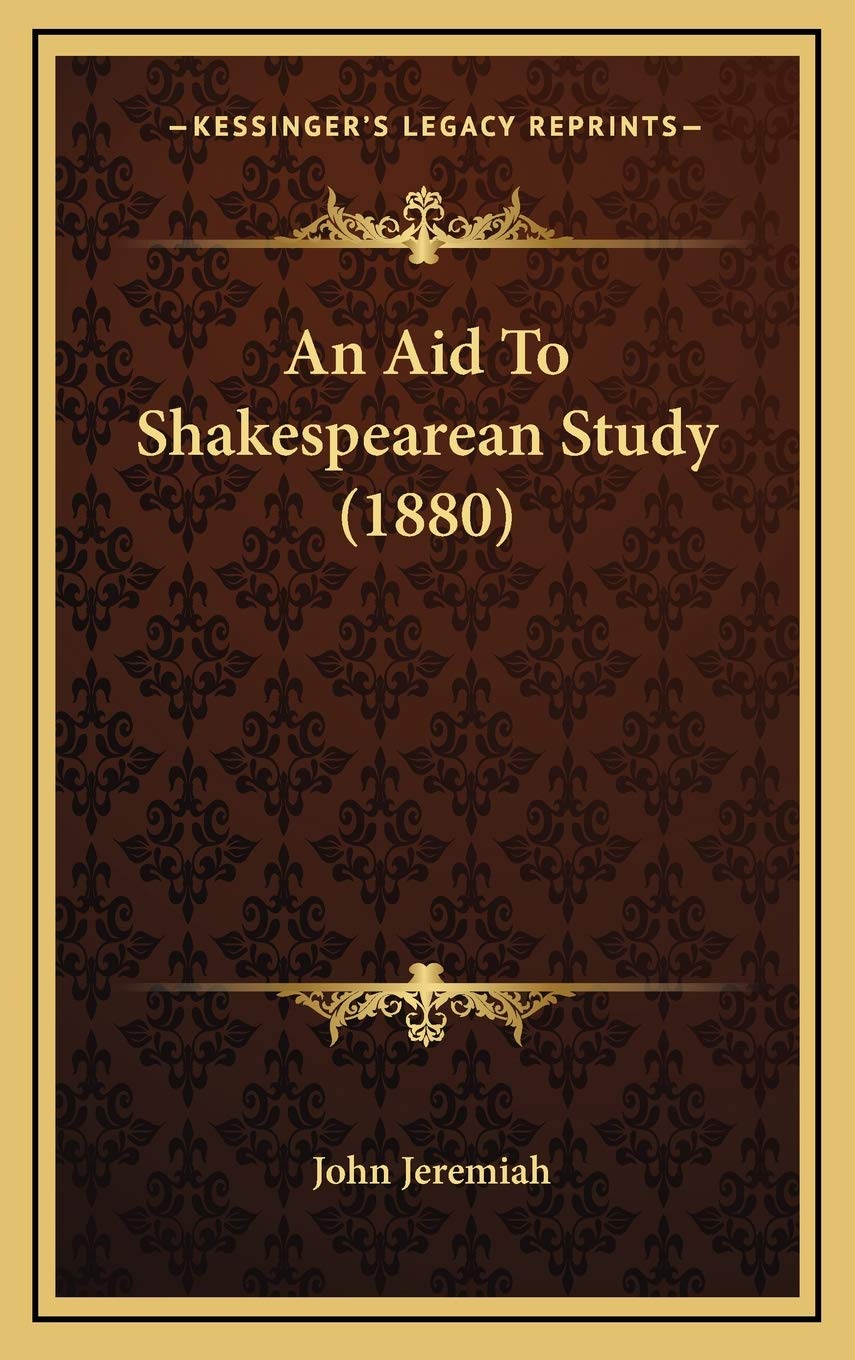 Product Image: An Aid To Shakespearean Study (1880)