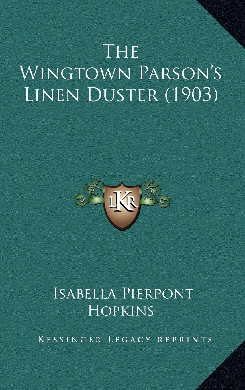 The Wingtown Parson's Linen Duster (1903) Contemporary literature