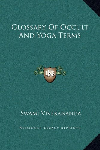 Glossary Of Occult And Yoga Terms Contemporary literature