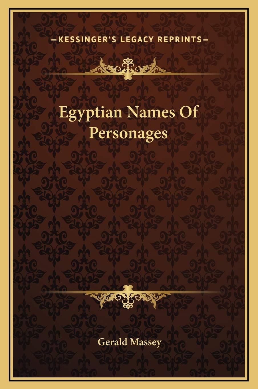Egyptian Names Of Personages Contemporary literature