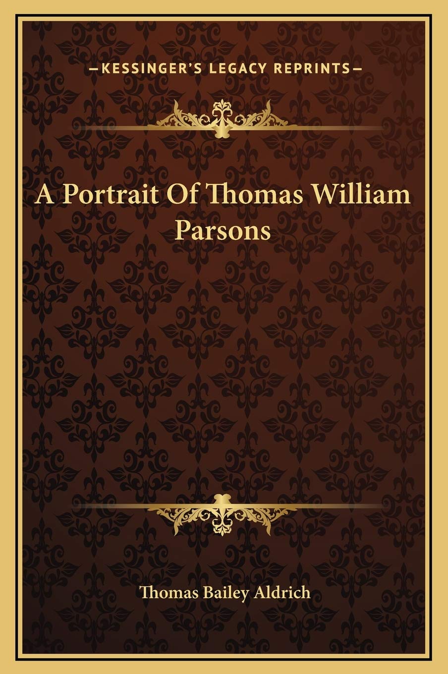 A Portrait Of Thomas William Parsons Contemporary literature