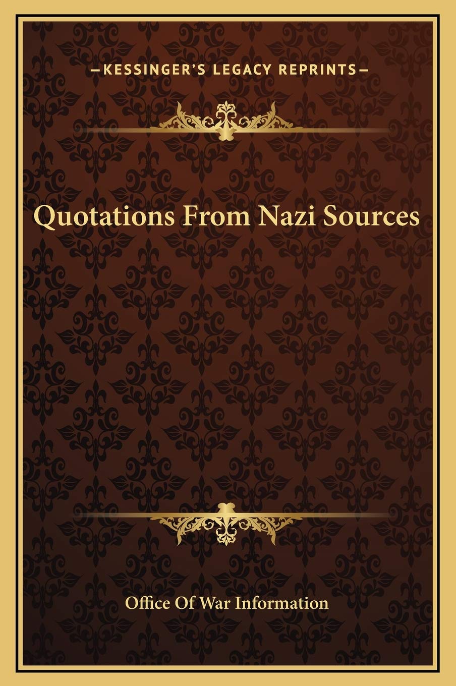 Quotations From Nazi Sources German history